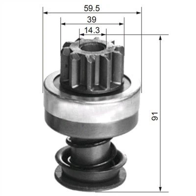 জড়তা ড্রাইভ স্টার্টার